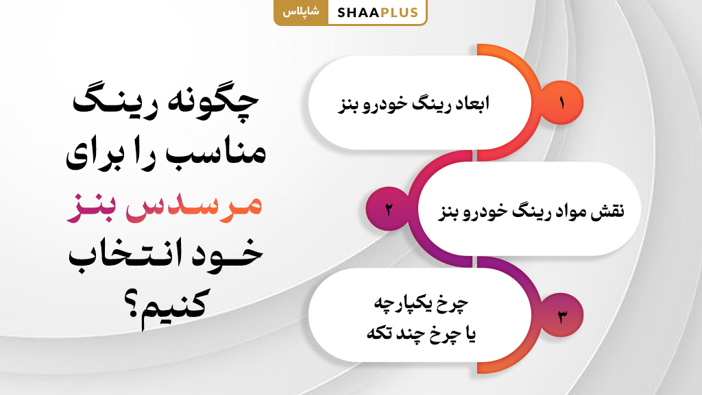 تشخیص رینگ مناسب برای ماشین بنز 