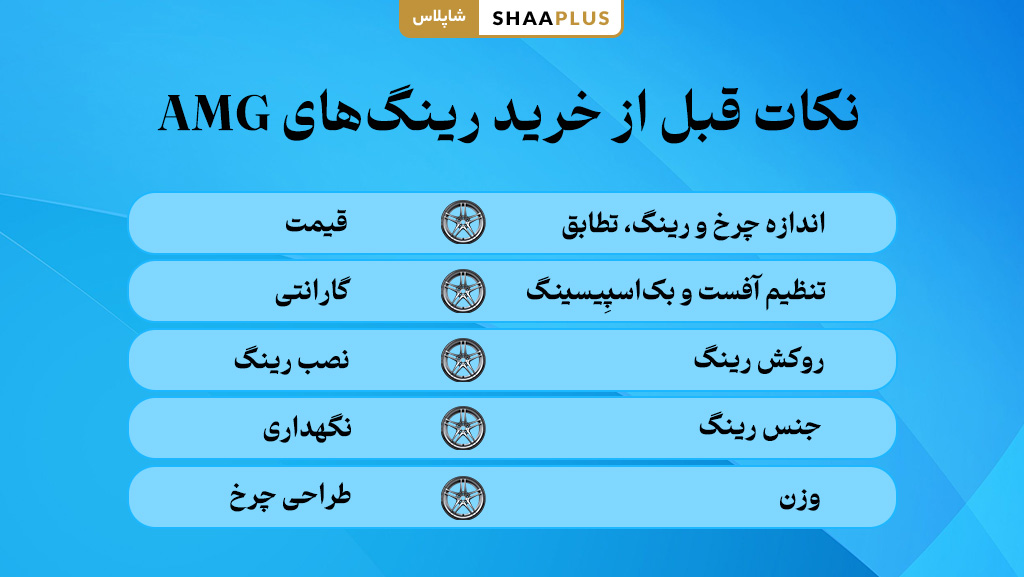 تکنیک هایی که قبل از خرید رینگ های amg برای ماشین