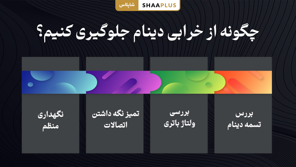 پیشگیری از خرابی دینام ماشین 