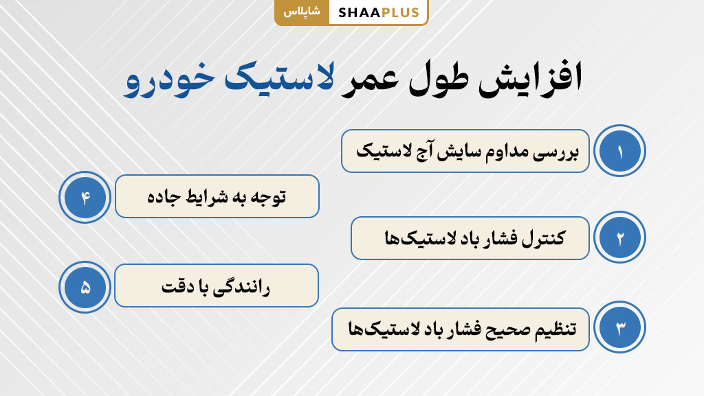 راحل افزایش عمر لاستیک ماشین 