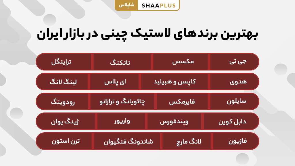 مقایسه لاستیک چینی و ایرانی از نظر کیفیت و قیمت